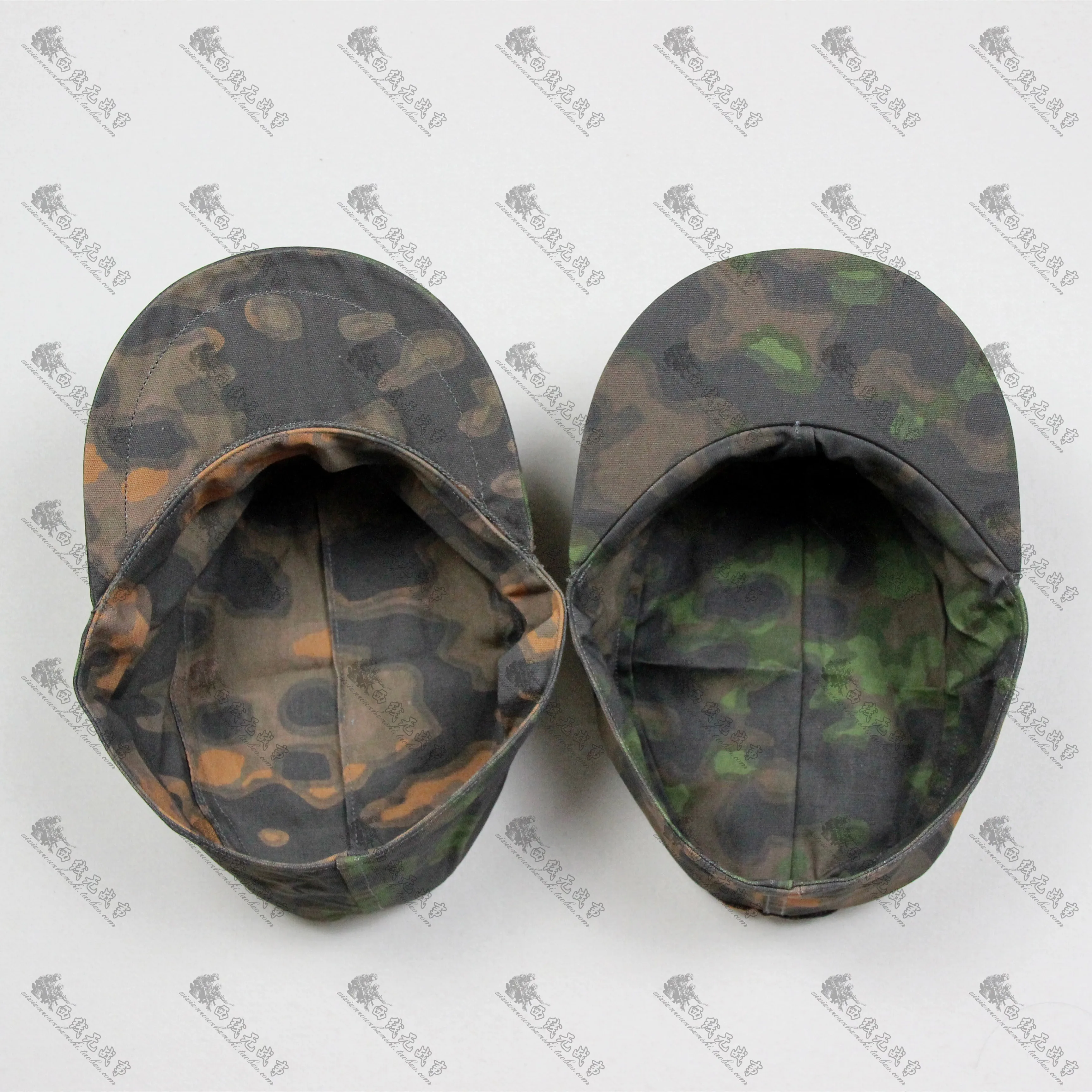 Sombrero de campo de camuflaje con borde antiniebla de élite alemana, sombrero de camuflaje con borde borroso M43, uso de doble cara - imagen 4