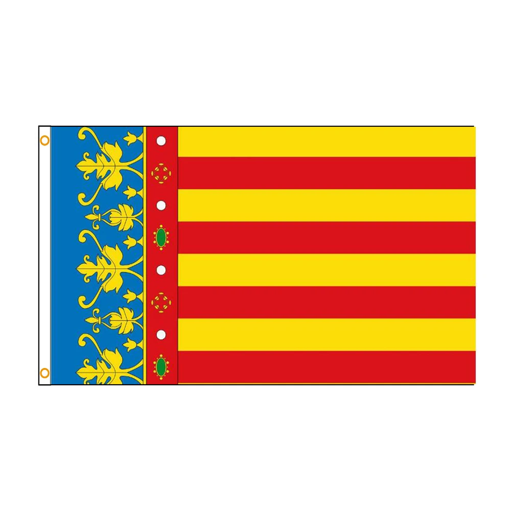 FLAGLAND-Bandera de España, 90x150cm, VALENCIA