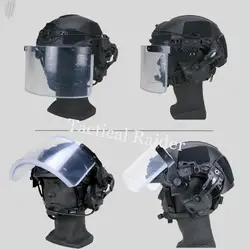 Riel de Protección de Nivel IIIA que Conecta el Casco con la Máscara Facial Antibalas y Antidisturbios Especial de Wendy