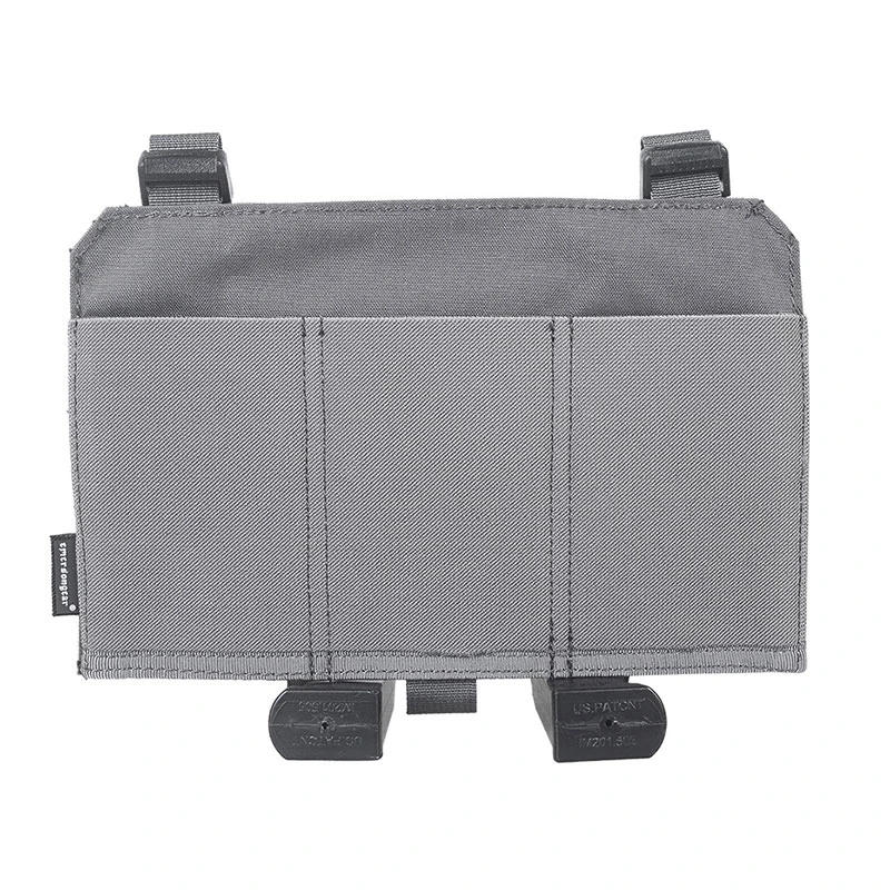 Emersongear, bolsa de goma Triple M4 para cargador, Panel con Clip rápido, bolsa frontal para Mag, bolsa de plataforma desmontable para chaleco APC Airsoft 11,11, ventas - imagen 2