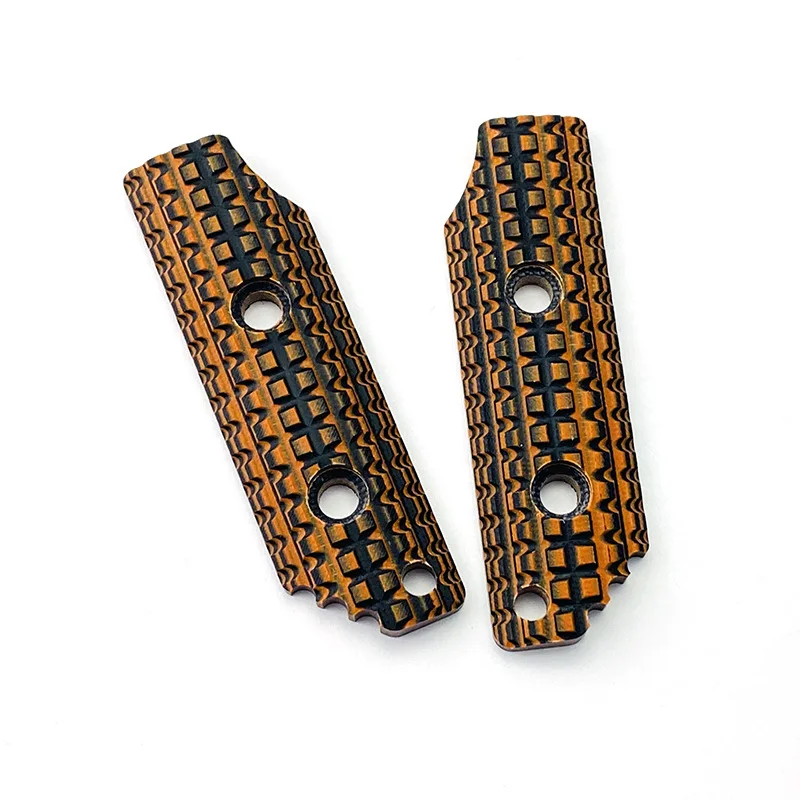 Empuñaduras de tamaño pequeño para cuchillos, 1 par, 9 colores, Material G10, escamas para Strider SA SA-L DB DB-L PR LD DL EB/DB - imagen 5