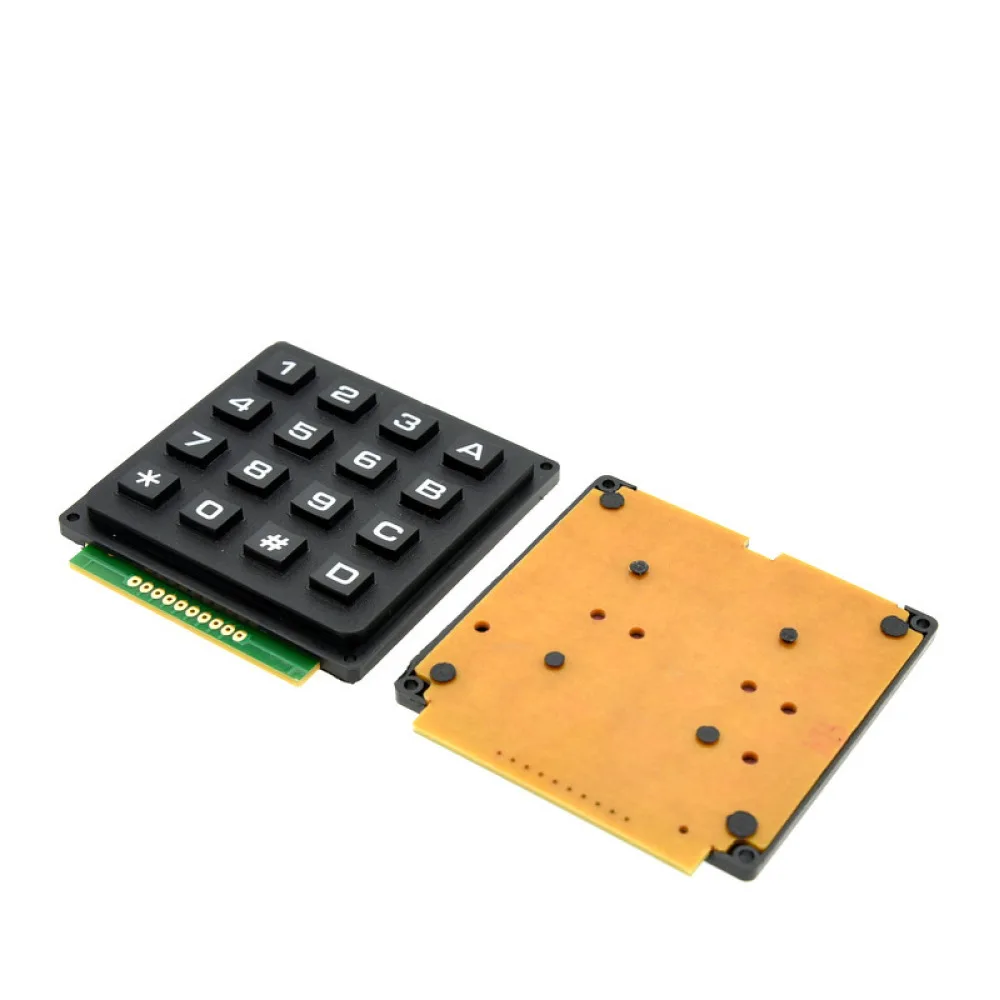 3*4 4*4 interruptor de matriz teclado módulo de matriz teclas de plástico ABS 4x4 3x4 12 16 teclas botón interruptor de membrana Kit DIY para - imagen 4