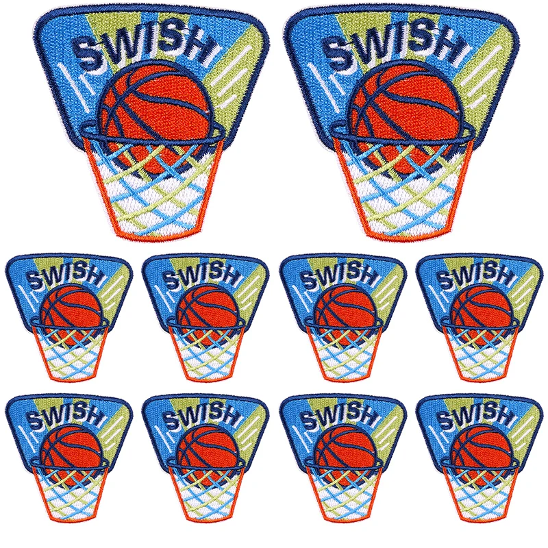 Parche bordado de cinta de dibujos animados, parches para planchar en la ropa, parches de botella ondulada en la ropa, pegatinas de apliques de costura, 10 unids/lote - imagen 4