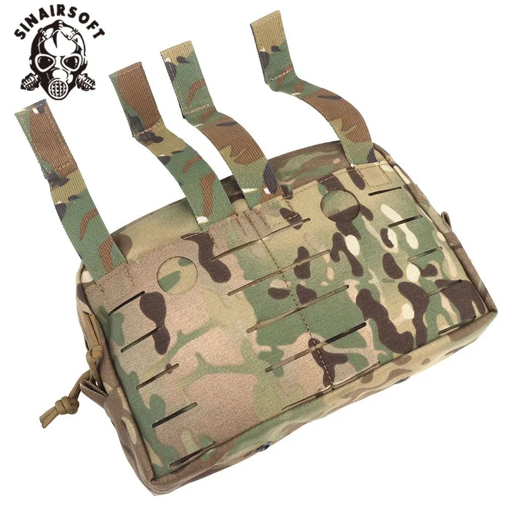 Bolsa táctica CCS GP, sistema de montaje MOLLE militar, bolsa de herramientas de almacenamiento de utilidad de doble cremallera para chasis MKV, chaleco de caza - imagen 5