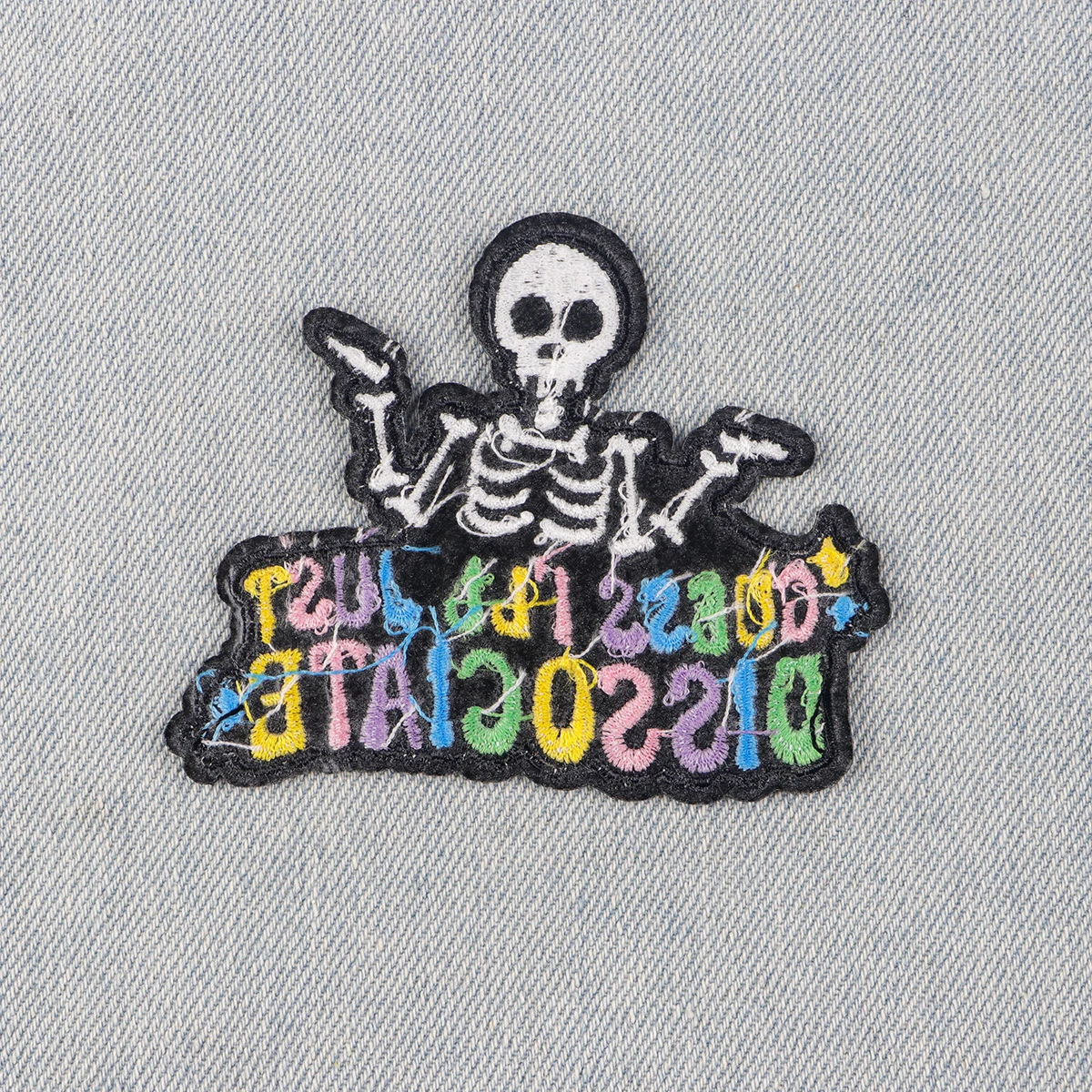 Parche bordado divertido para Halloween, parches termoadhesivos para planchar en la ropa, insignias para coser DIY - imagen 5