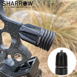 Estabilizador de arco compuesto para tiro con arco, cabezal amortiguador desmontable, contrapeso, amortiguación para arco, accesorios de tiro de caza