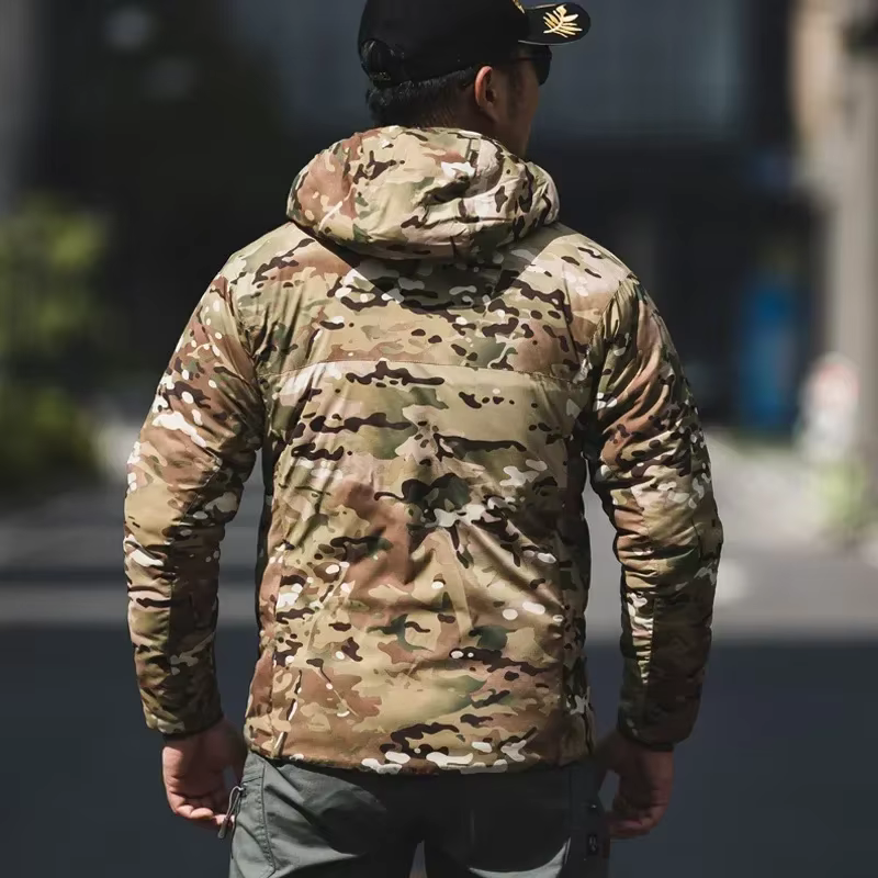Chaqueta táctica impermeable ultraligera – Camuflaje militar con capucha - imagen 4