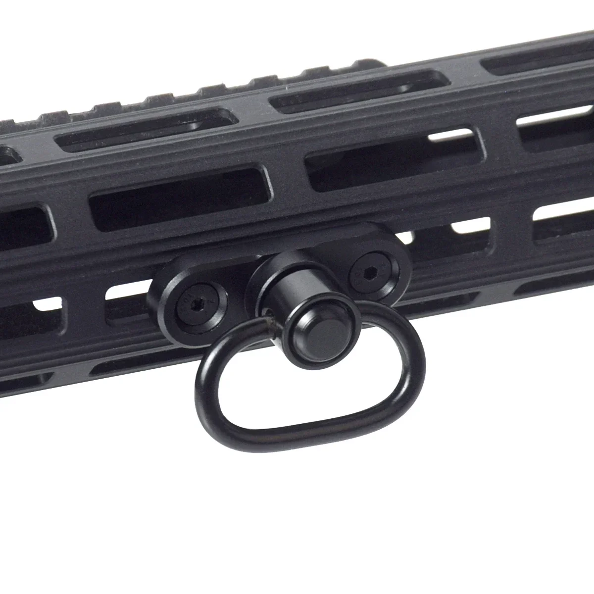 M-LOK de Metal táctico QD, eslinga de liberación rápida, botón giratorio, adaptador de montaje de 20mm, riel MLOK, hebilla de correa, accesorios para pistola de caza - imagen 4