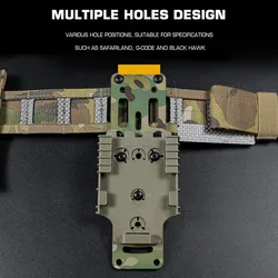Adaptador QLS metálico modular para funda de pistola de pierna