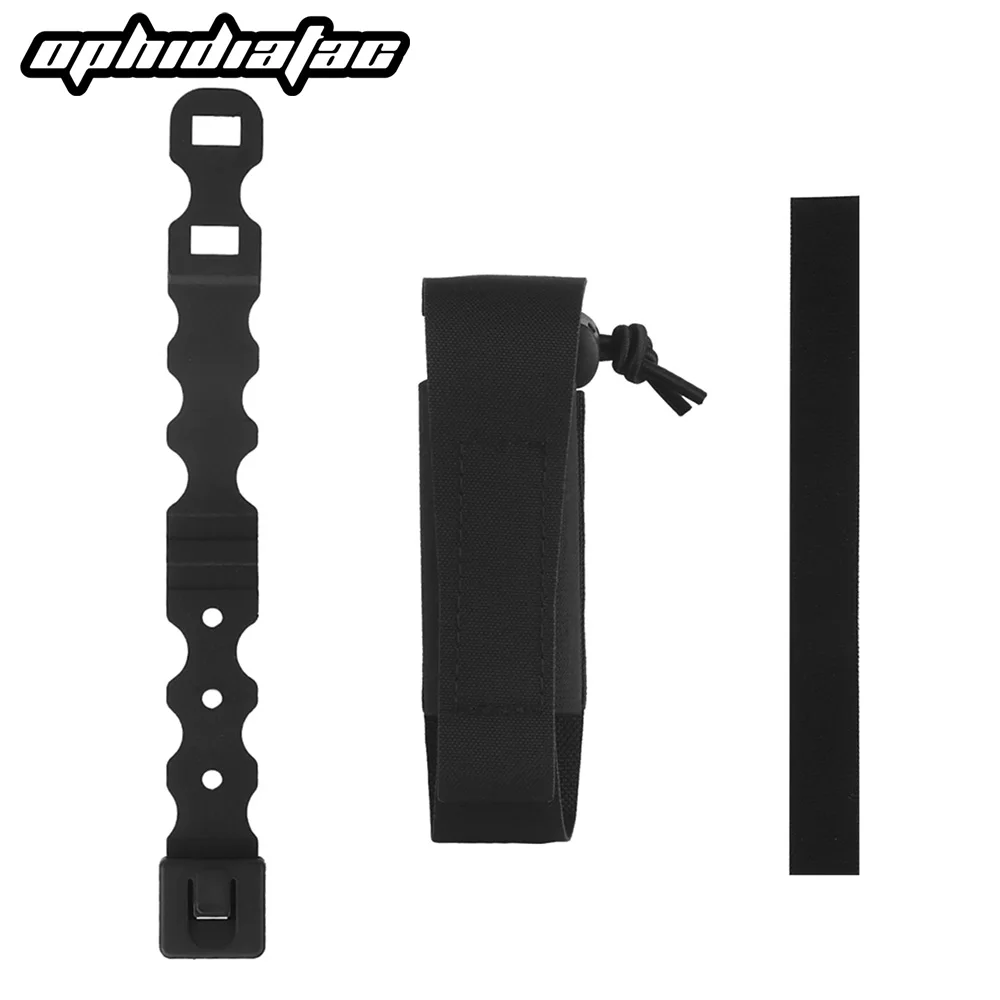 OPHIDIANTAC Bolsa de utilidad MOLLE de almacenamiento de cuerda extensible para cinturones y deportes