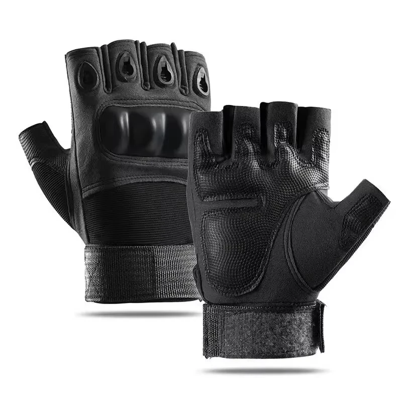 Guantes protectores universales de medio dedo, guantes transpirables y duraderos para entrenamiento, fitness, ciclismo antideslizante, al aire libre - imagen 4