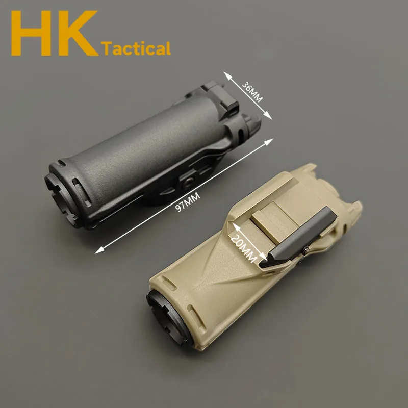 Pistola de caza linterna LED Nylon XH15 350 lúmenes arma luz para riel de 20mm pistola táctica Glock 17 Airsoft Scout Light - imagen 3