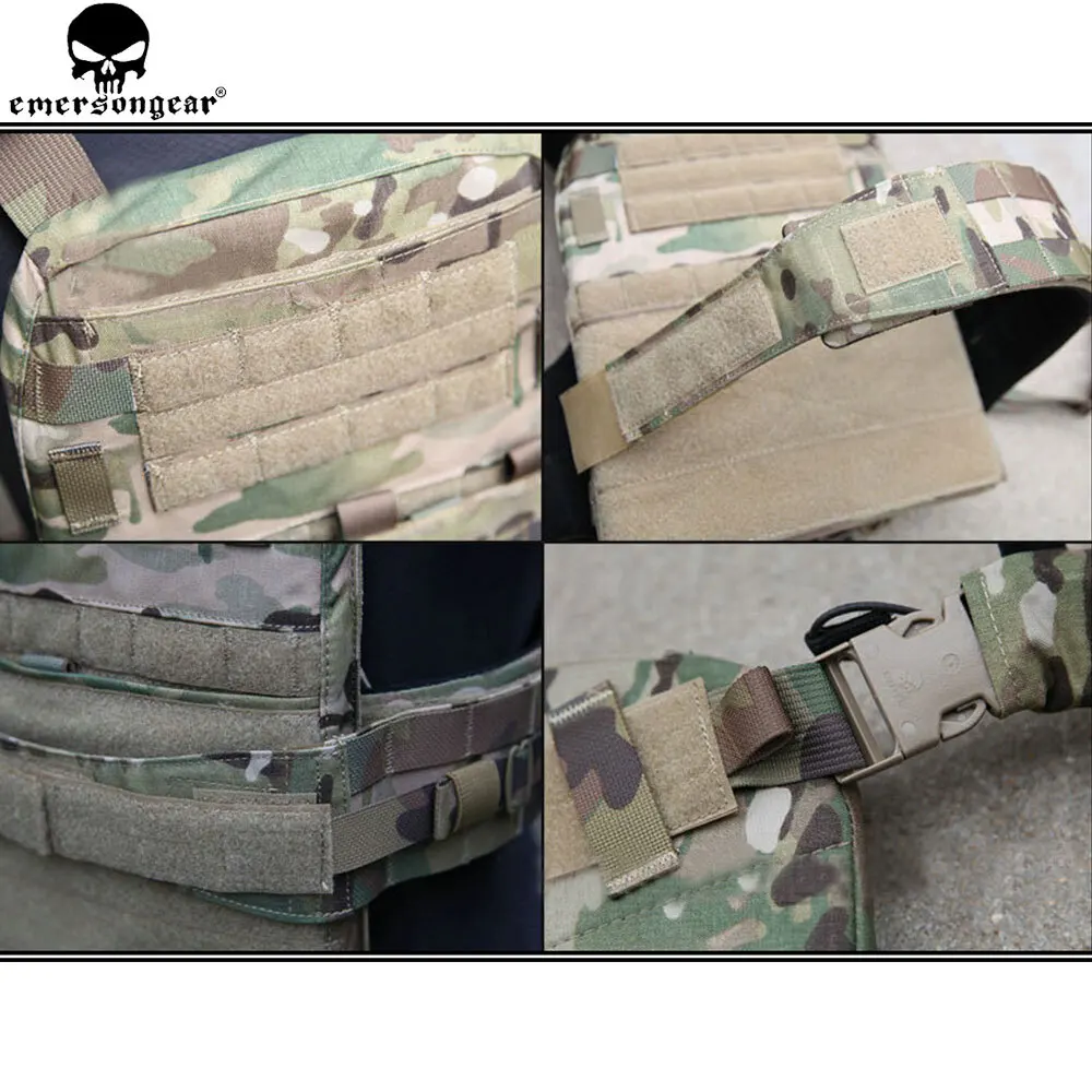 EMERSONGEAR AVS chaleco adaptable versión pesada chaleco colgante civil chaleco táctico protector AVS US Multi-camo EM7397 - imagen 5