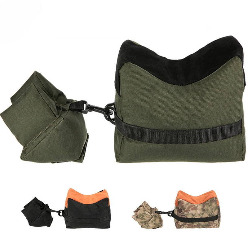 Bolsas de Rifle delanteras y traseras para exteriores, accesorios de caza sin relleno, bolsa de arena para caza, estante de francotirador de descanso, bolsa de Rifle de tiro, 3 colores - imagen 2
