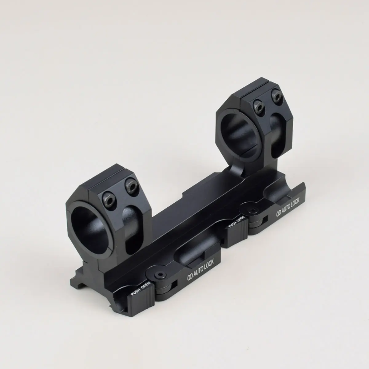 Rifle táctico QD de 25,4mm y 30mm, accesorio de una pieza, montaje en voladizo largo y corto, alcance óptico, doble anillo, montaje en riel de 20mm AR15 M4 - imagen 3