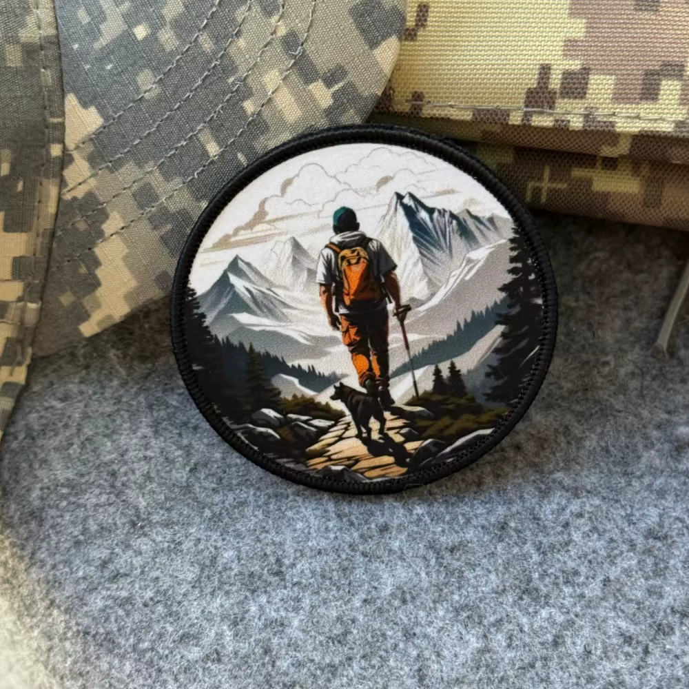 Parche táctico moral viaje solitario – Velcro impreso Airsoft - imagen 4