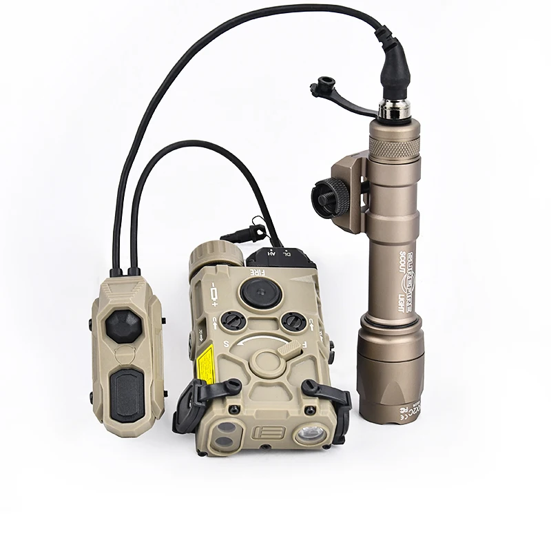 WADSN OGL linterna láser IR roja, verde y azul en pistola mira láser M600C luz de explorador AXON interruptor de enchufe Dual conjunto combinado de engranajes Airsoft - imagen 5