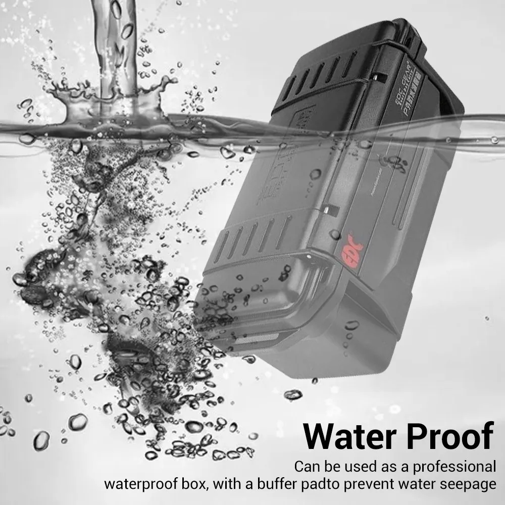 Caja de almacenamiento de balas tácticas a prueba de golpes, contenedor sellado EDC para caza al aire libre, almohadilla de amortiguación para caza - imagen 3