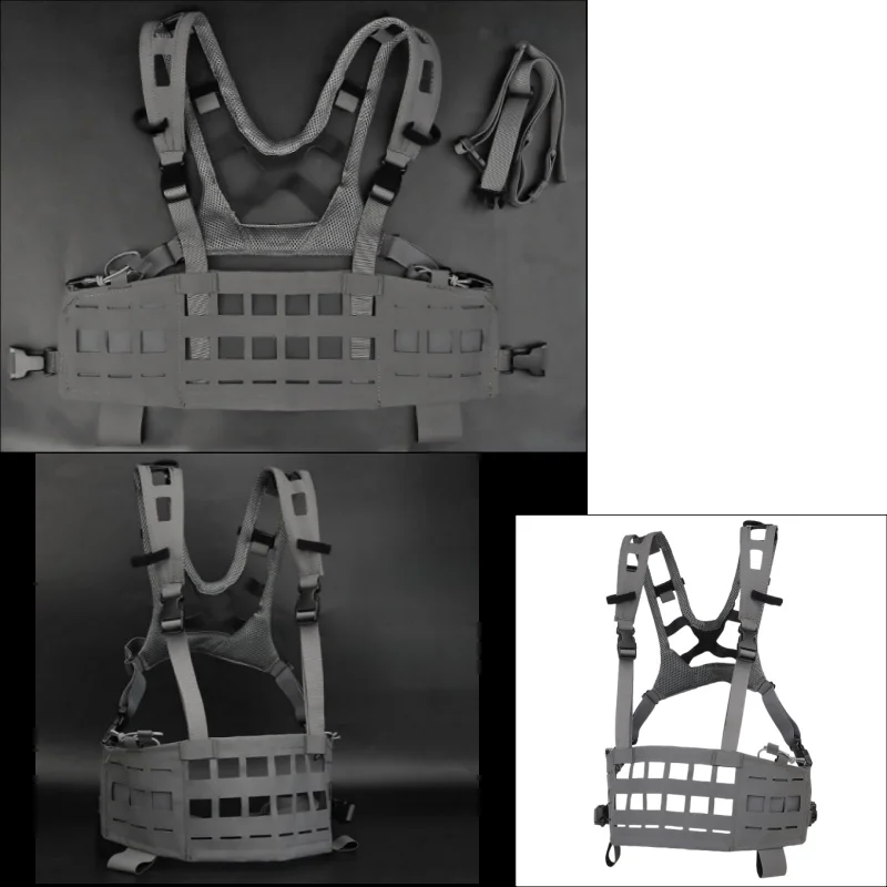 Plataforma de pecho de aventura |   Plataforma de engranajes compatible con MOLLE Diseño SPC liviano |   Para actividades al aire libre Chest Rig