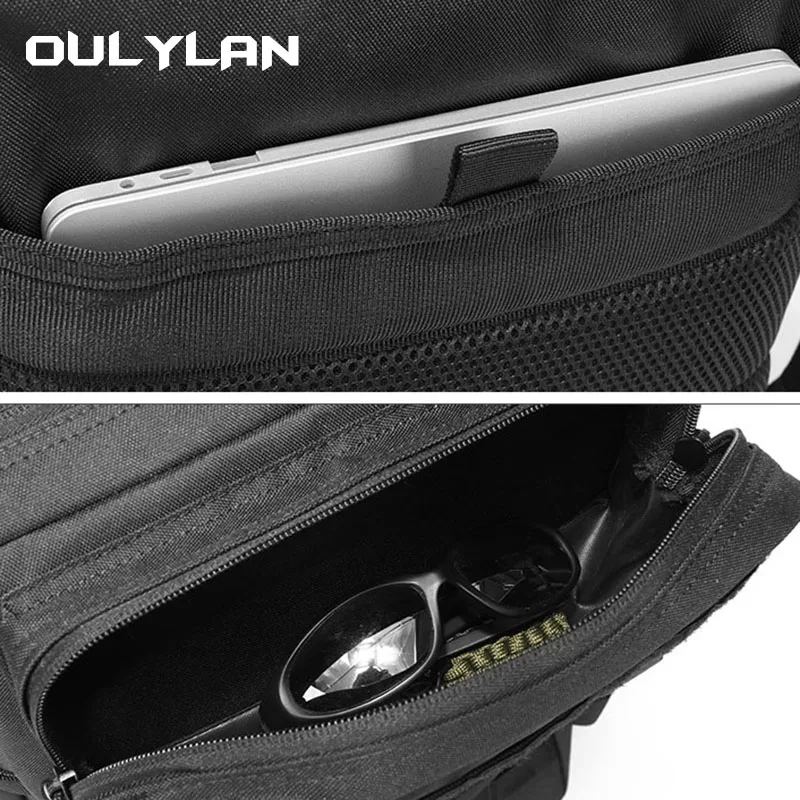 Mochila deportiva de caza multifunción, bolsa táctica de hombro para montañismo, alta capacidad, 3P, ataque, 50L - imagen 4