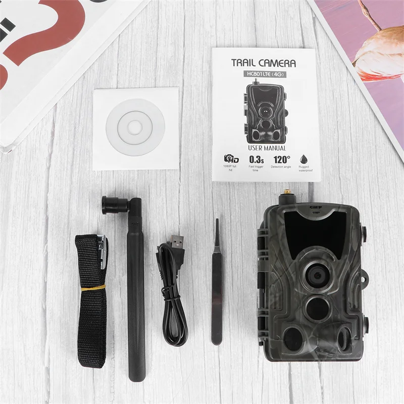 Suntekcam HC-801 serie APP Control 4G 20MP 1080P cámara de rastreo de caza cámaras inalámbricas de vida silvestre 0,3 S disparador visión nocturna - imagen 5