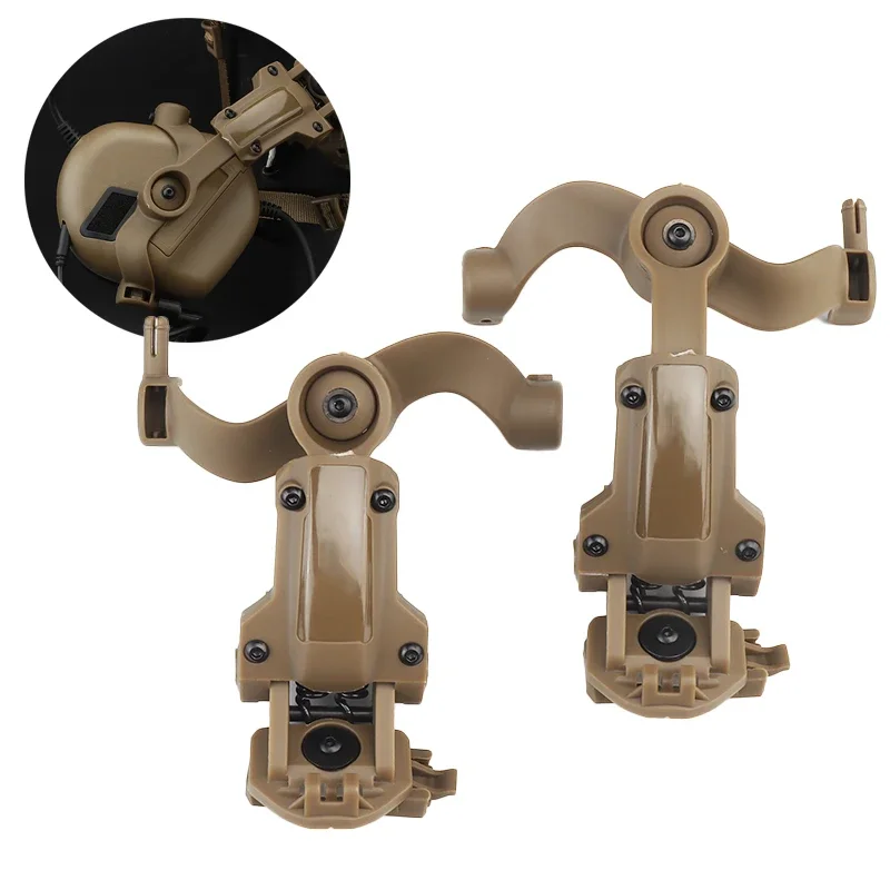 Adaptador rail para auriculares tácticos – Cascos M-LOK, FAST y ACH