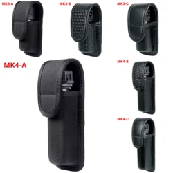 Funda táctica nailon para spray OC y linterna de cinturón