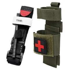 Kit primeros auxilios táctico torniquete riñonera MOLLE de nailon