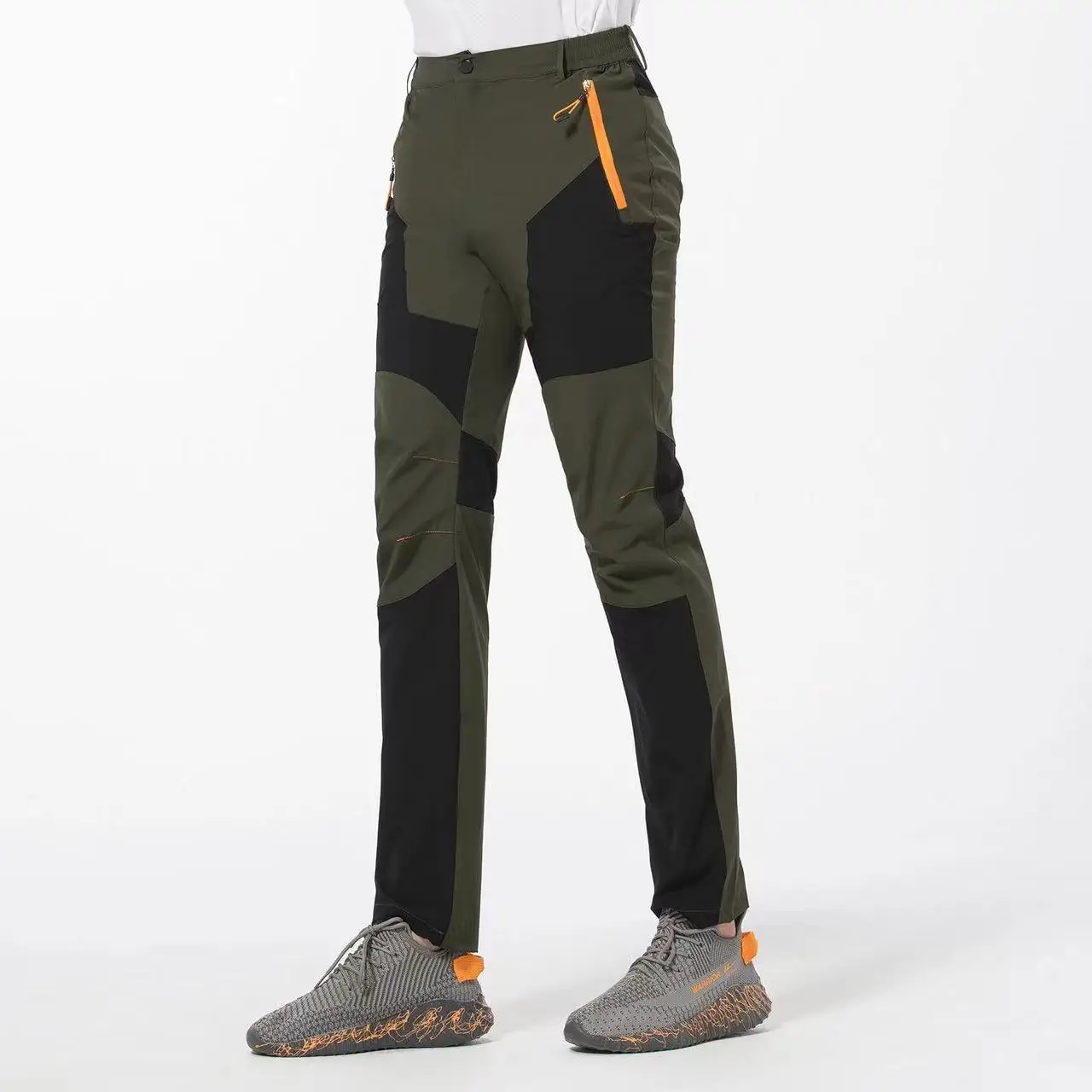 Pantalones elásticos de secado rápido para hombre, finos, senderismo, senderismo, pesca, camping, escalada, exterior, temporada de calor, Verano - imagen 5
