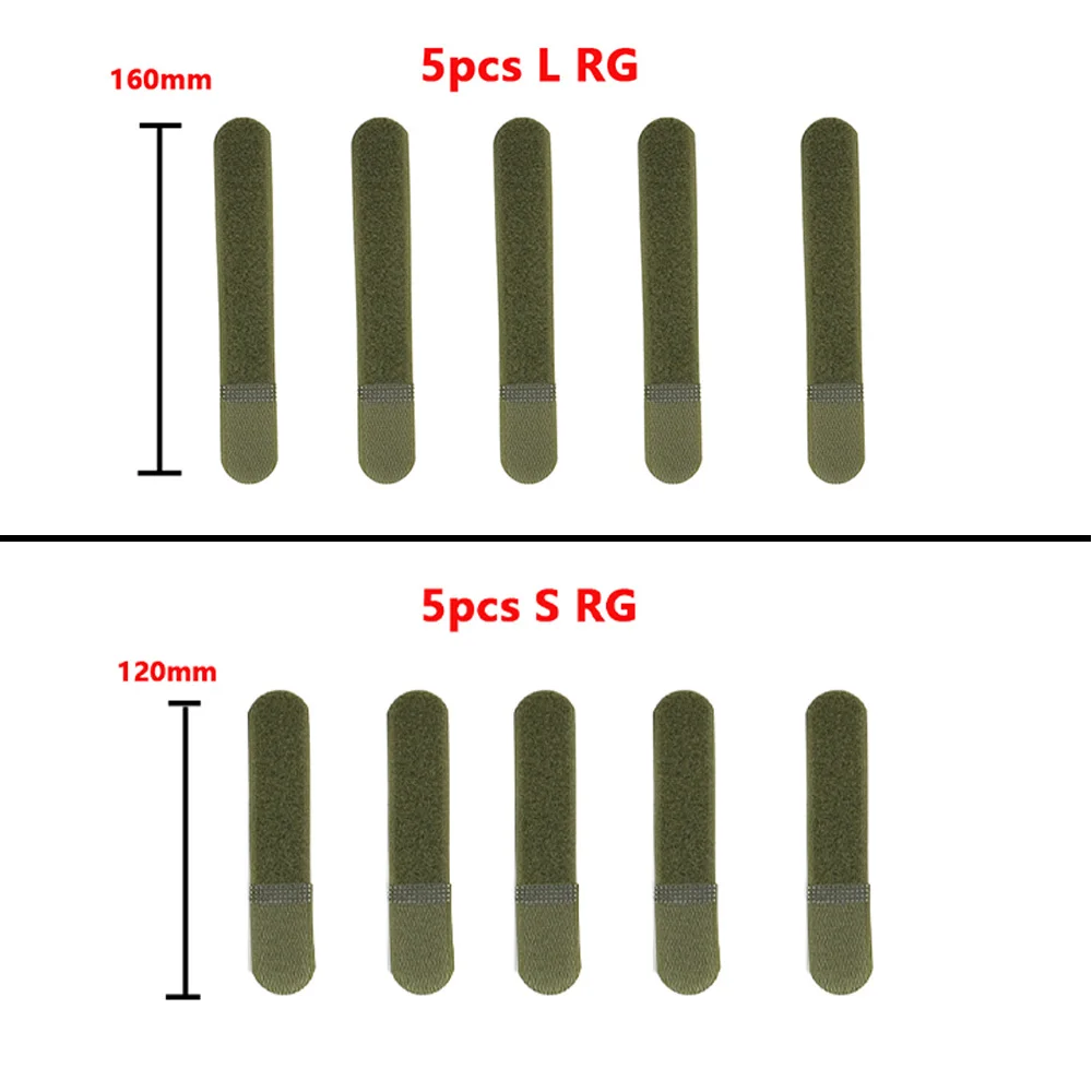 Molle táctico, 2 unidades por paquete, bridas para cables, correas para cincha, organizador ordenado, gancho fijo, agarre, cordón de envoltura, ataduras reutilizables - imagen 5