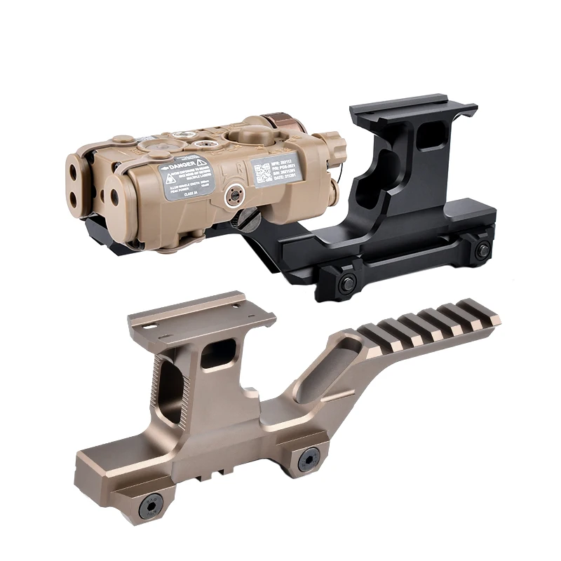 Soporte óptico doble táctico, montaje de alcance de punto rojo en miniatura, montaje de línea central alta, ajuste AIMPOINT y Trijicon MIL-STD-1913 Picatinny - imagen 2