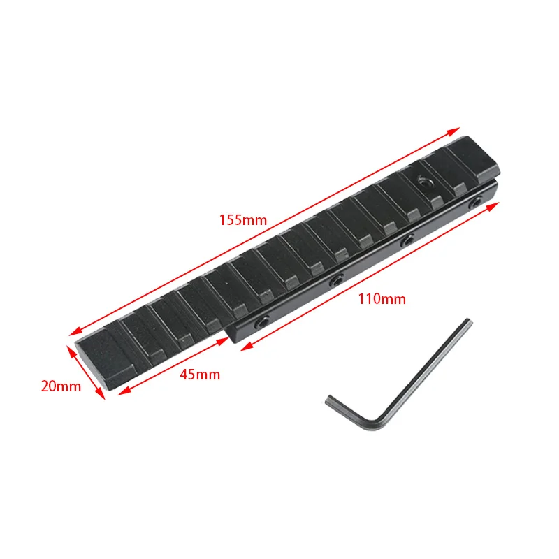 Adaptador riel Picatinny para montaje de extensión de base - imagen 2