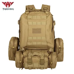 Yakeda mochila táctica MOLLE gran capacidad impermeable