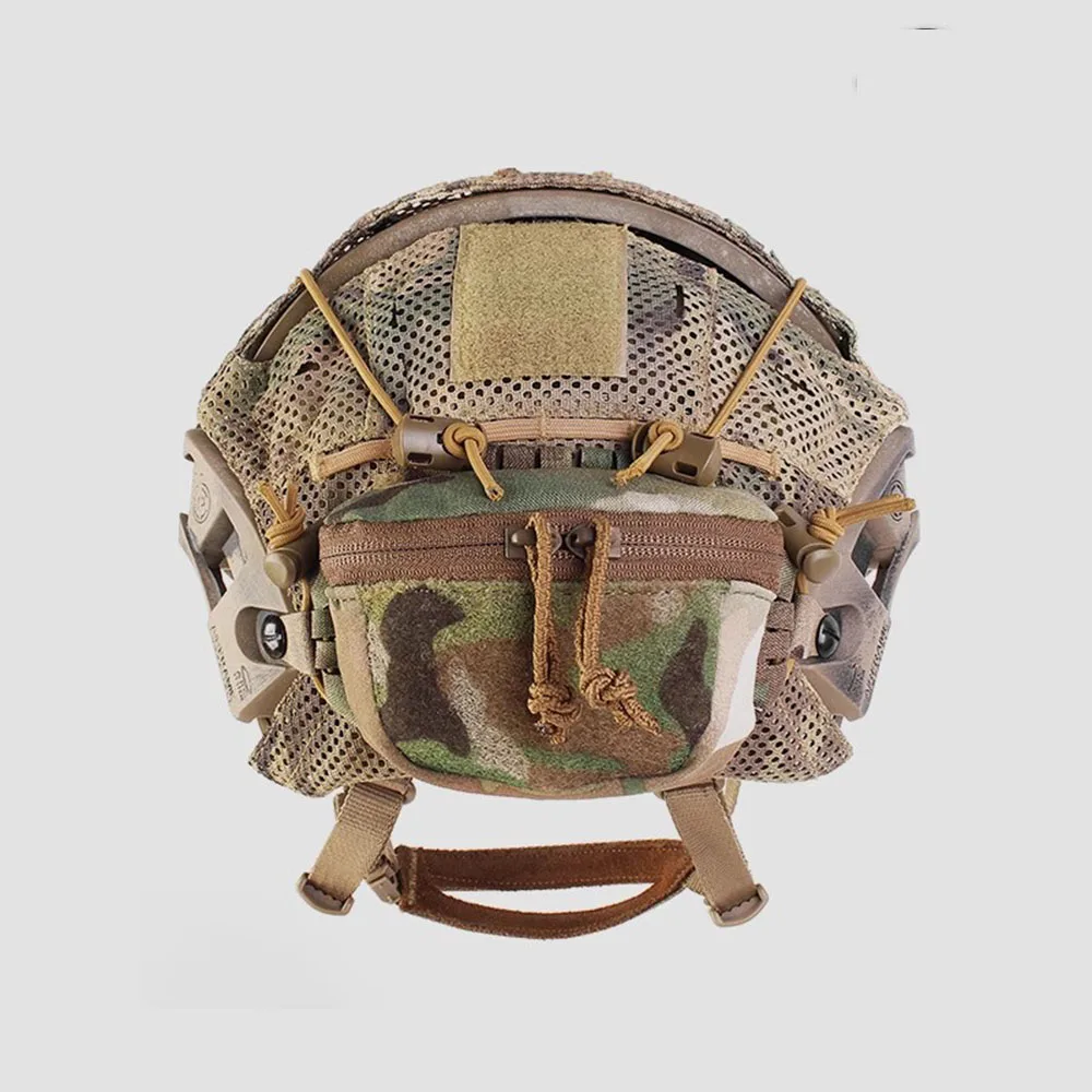PEW TACTICAL SC estilo Universal casco bolsa trasera bolsa de batería NVG contrapeso bolsa de batería accesorios tácticos para casco UA92 - imagen 4