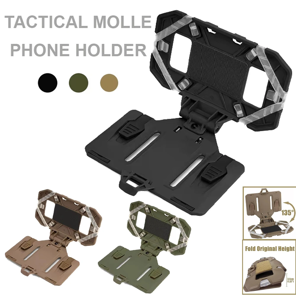 Funda pecho MOLLE extensible – Porta mapa y smartphone Airsoft