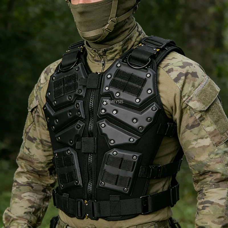 Chaleco táctico airsoft – Protección CS para combate y paintball