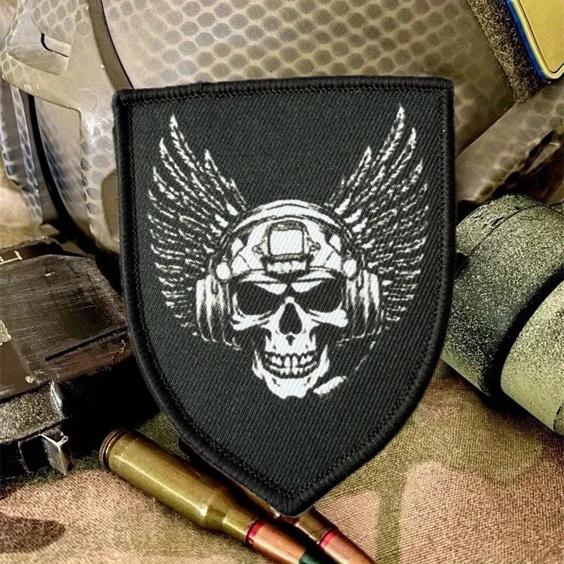 Parche táctico "Operator", insignia de moral militar, brazalete, parches de gancho y bucle impresos, pegatinas para mochila de ropa