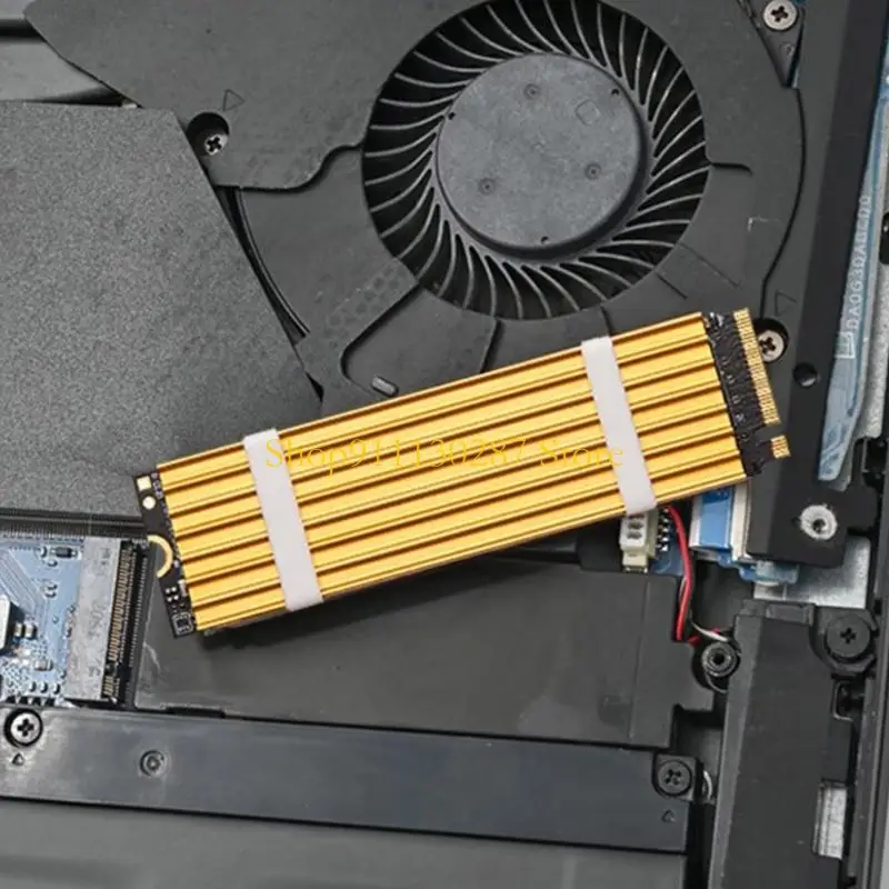 J1HC M.2 2280 SSD Heatsink M.2 NVME Radiador PC PC Radiador Silicona térmica - imagen 5