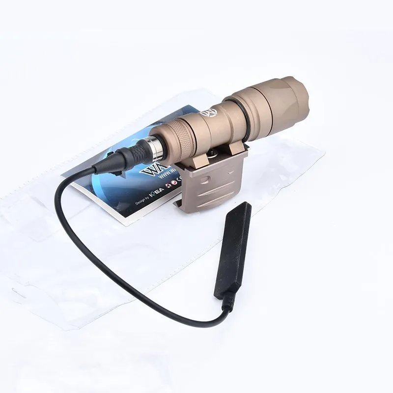 WADSN SureFire Airsoft M600C M600 M300 luz exploradora táctica AR15 arma de Rifle linterna LED foco de caza SF M300A lámpara de pistola - imagen 3