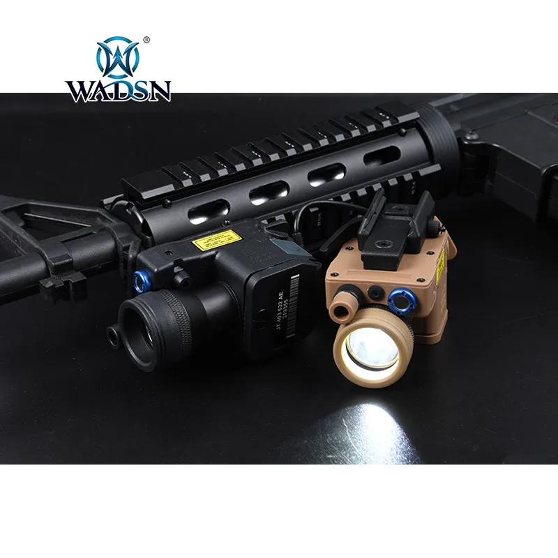 WADSN Airsoft-arma de Rifle de caza LLM01 montada hacia abajo, luz de puntero láser IR roja con linterna Led blanca de 350 lúmenes, nueva versión - imagen 3