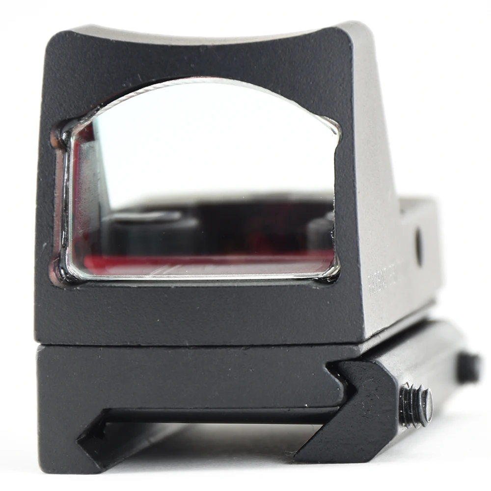 Reflex 1x Red Dot Sight Mini Collimator With Glock MOS And 20mm Mount Base TRMR - imagen 4