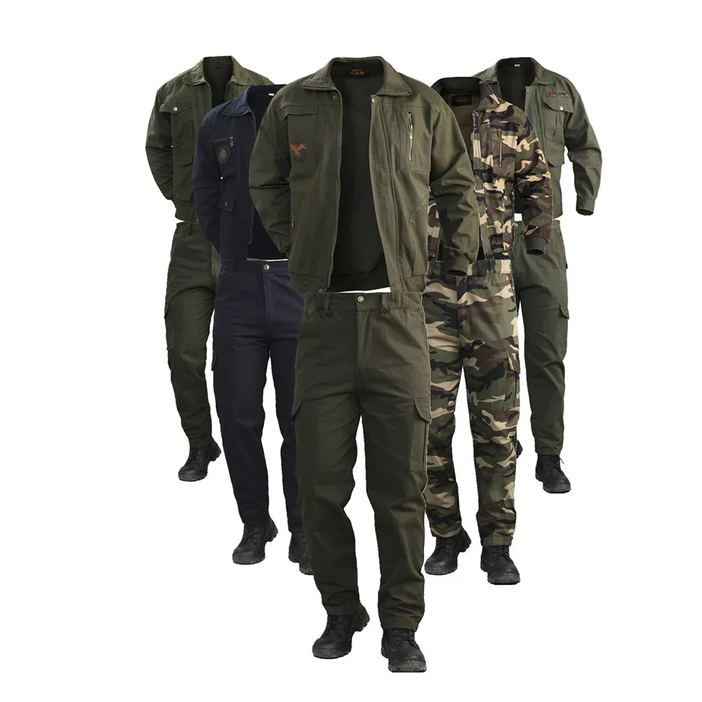 Conjunto de chaqueta de caza de algodón para hombre, pantalones Cargo, Camuflaje táctico, uniformes de combate Multicam, bombardero, ropa de trabajo suave al aire libre, Invierno - imagen 2