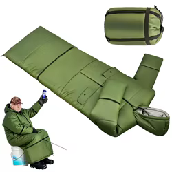 Saco de dormir táctico ligero invierno ripstop para caza y camping