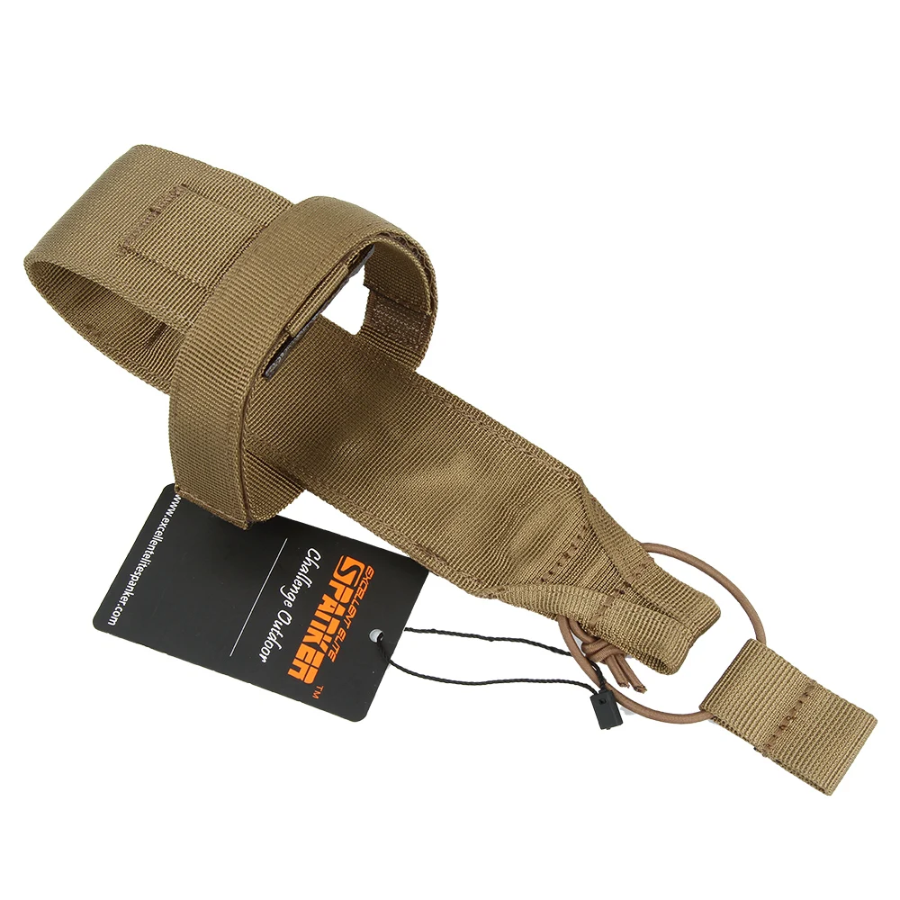 Bolsa táctica Molle para botella de agua, soporte ligero para botella, bolsa portadora para hervidor, suministros para senderismo y acampada al aire libre - imagen 5