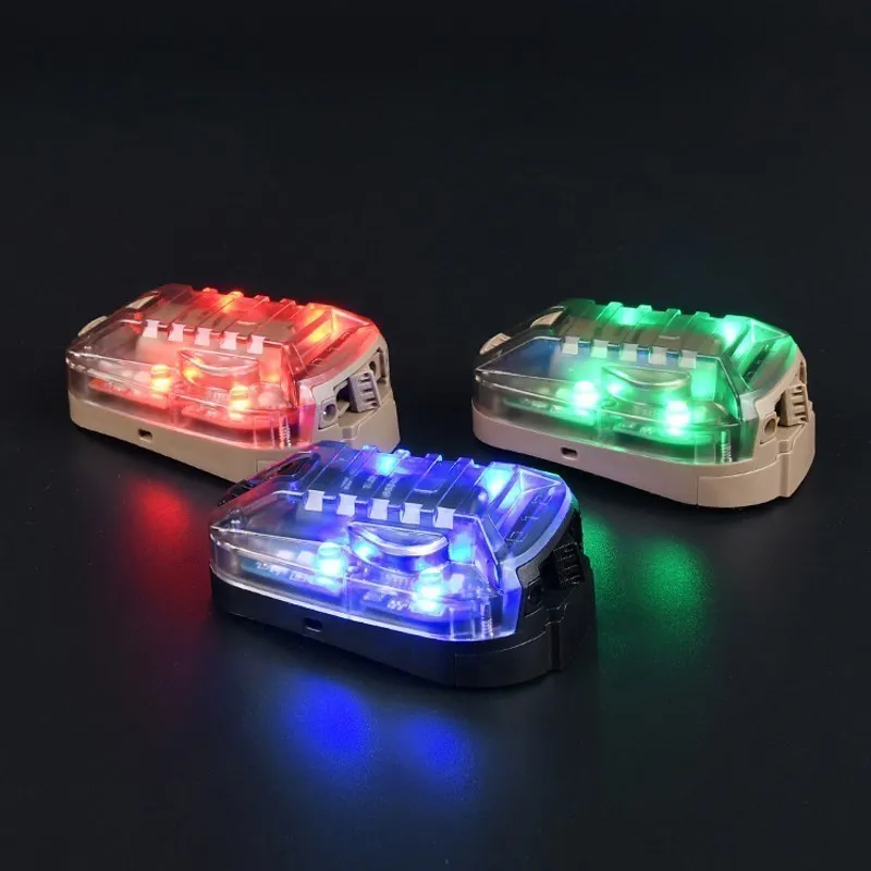 WADSN-Lámpara de Ladybird impermeable, luz táctica rápida para casco, luz de seguridad para caza, señal exterior, lámpara de cabeza LED estroboscópica de supervivencia - imagen 4