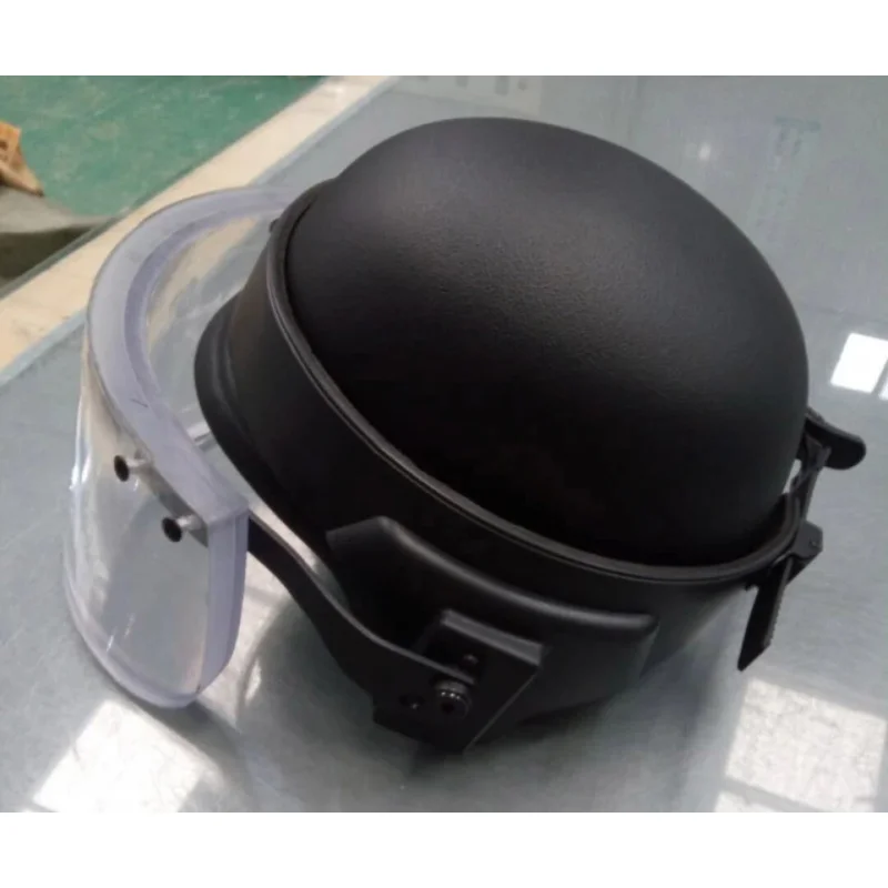Casco balístico táctico nivel IIIA con protector facial - imagen 5