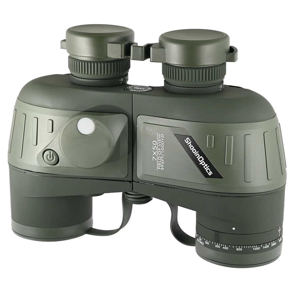 ShooinOptics Binoculars 7X50 Nautical Compass FMC Nitrogen Floating Waterproof For Hunting Bird Watching Marine Navigation - imagen 2