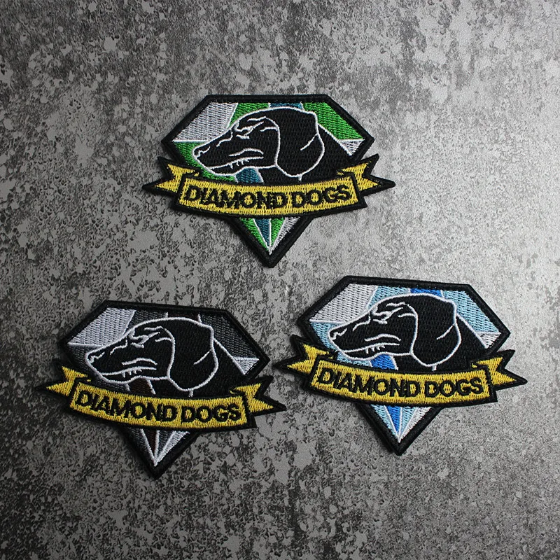 Metal Gear sin bordes ejército bordado ejército fan moral brazalete campo de batalla Valkyrie insignia DIY chaqueta chaleco mochila gancho parche - imagen 4