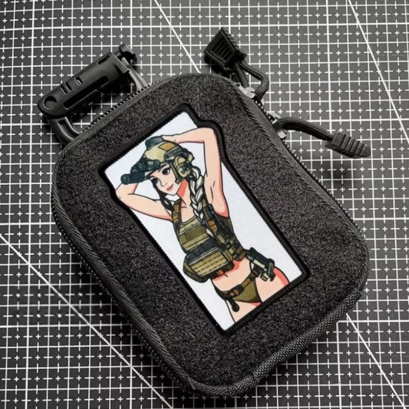 Parche táctico anime con velcro para mochila, ropa y brazalete - imagen 2