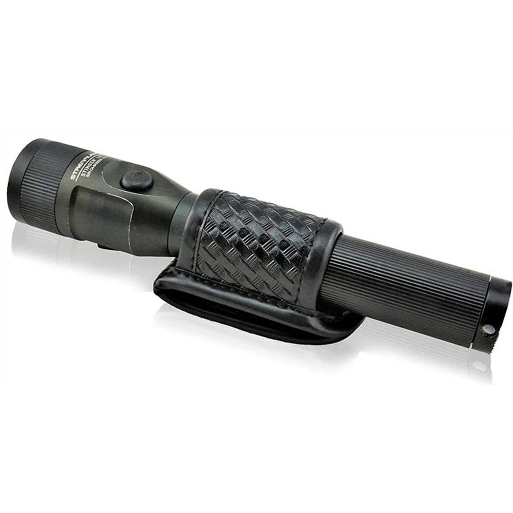 Funda para linterna táctica, cinturón de trabajo con tapa abierta, soporte de luz compacto para celda D, funda ligera de nailon, bolsa para linterna de mano - imagen 5